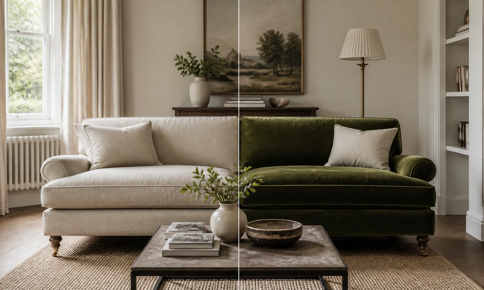 Illustrative furniture & upholstery sales visual